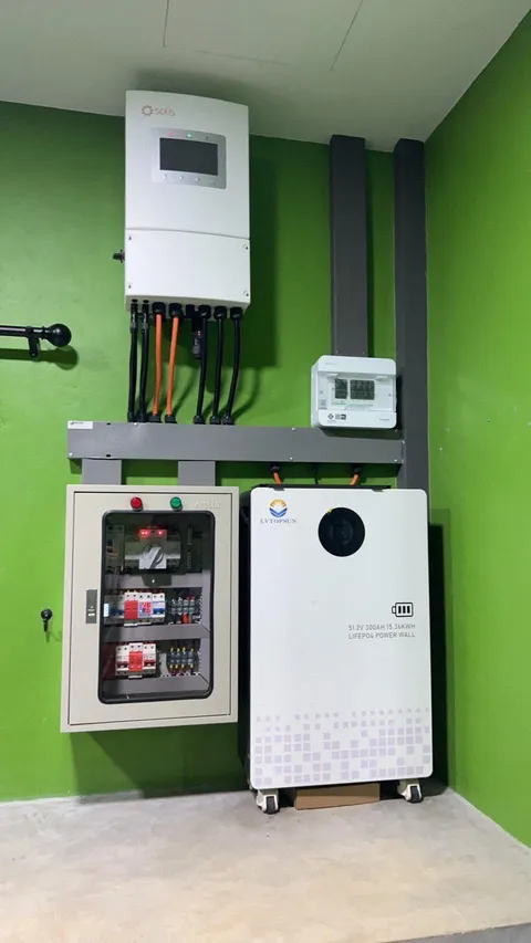 งานติดตั้ง Power Wall LiFePO4 15kWh